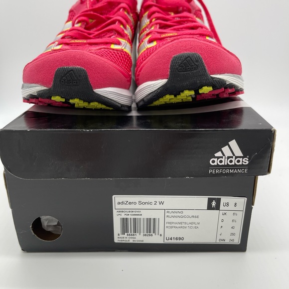 Adidas running shoe hot pink size 8 NWT - Picture 5 of 5